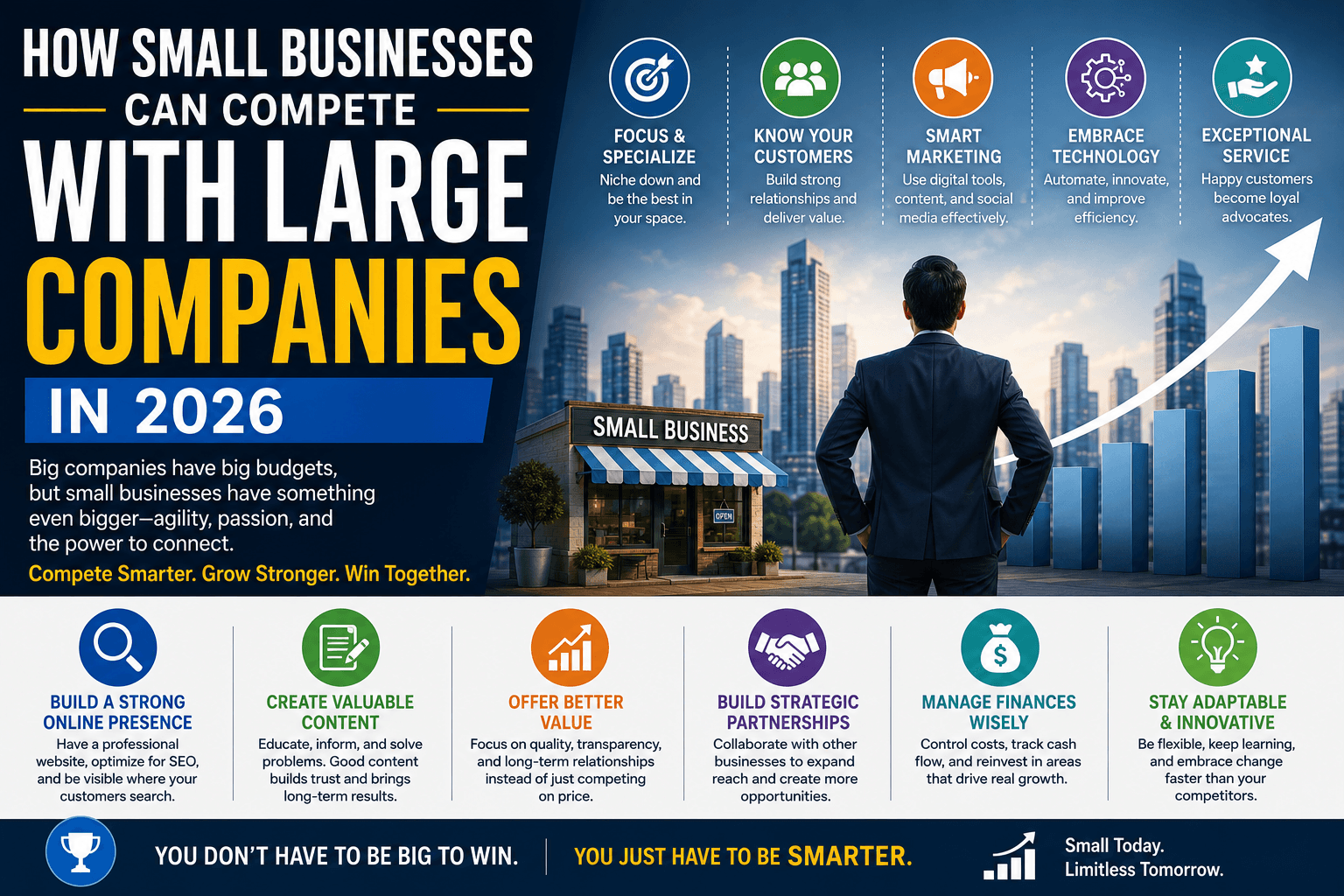How Small Businesses Can Compete with Large Companies in 2026
