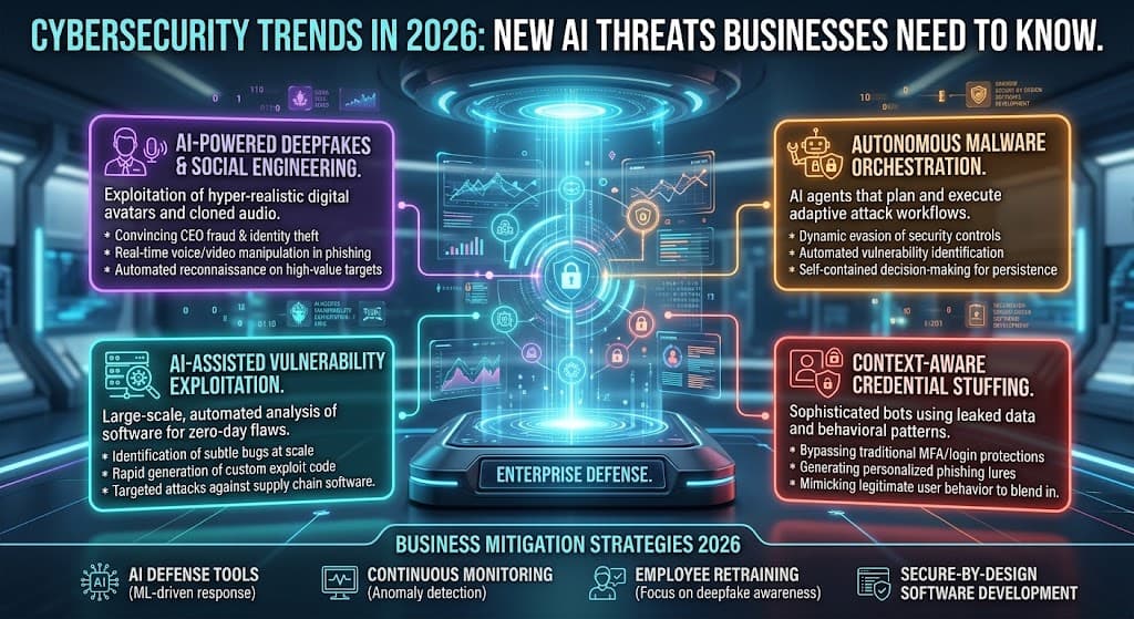 Cybersecurity Trends in 2026: New AI Threats Businesses Need to Know