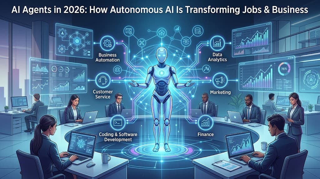 AI Agents in 2026: How Autonomous AI Is Transforming Jobs & Business