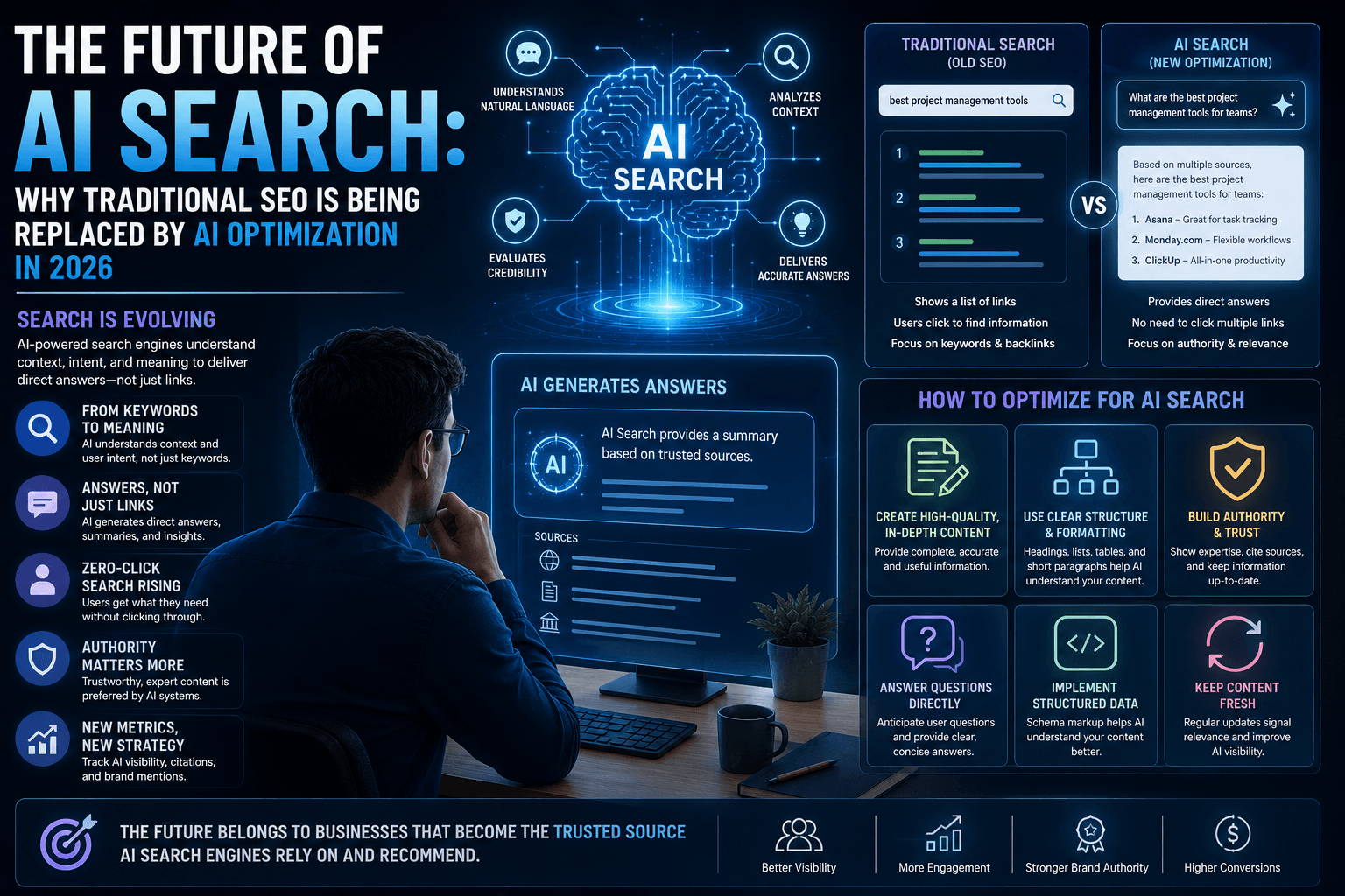 The Future of AI Search: Why Traditional SEO Is Being Replaced by AI Optimization in 2026