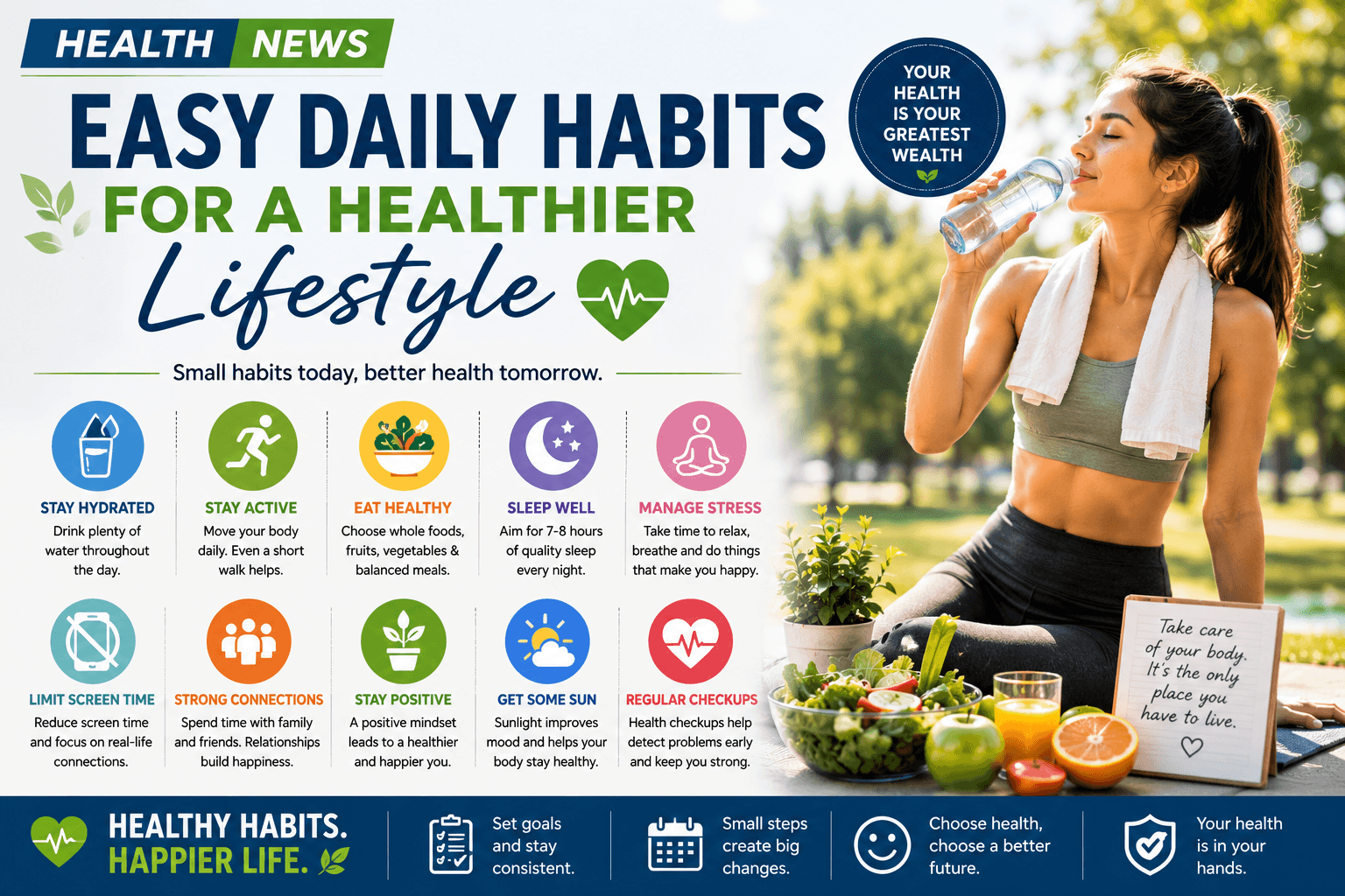 Health News: Easy Daily Habits for a Healthier Lifestyle