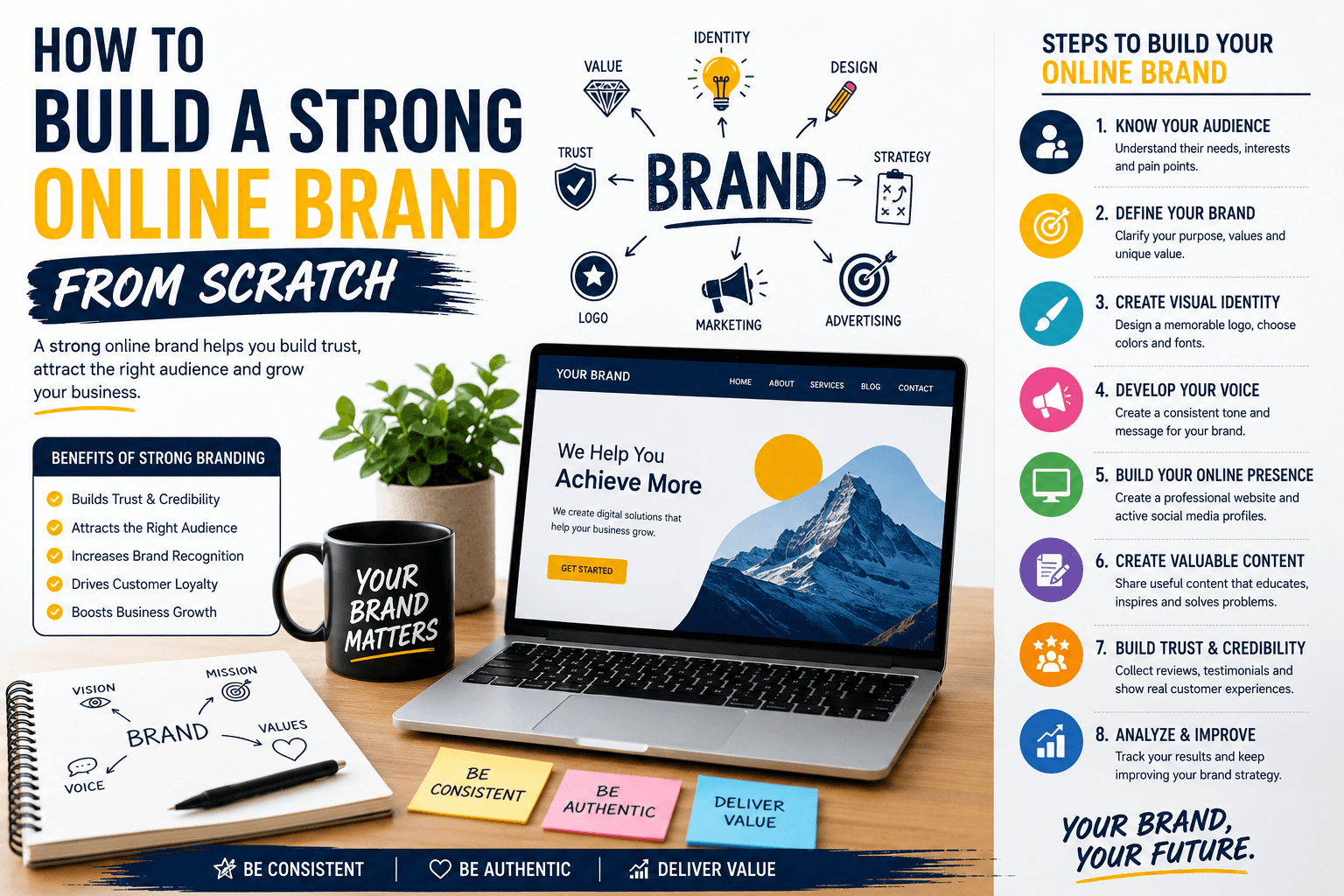 How to Build a Strong Online Brand From Scratch
