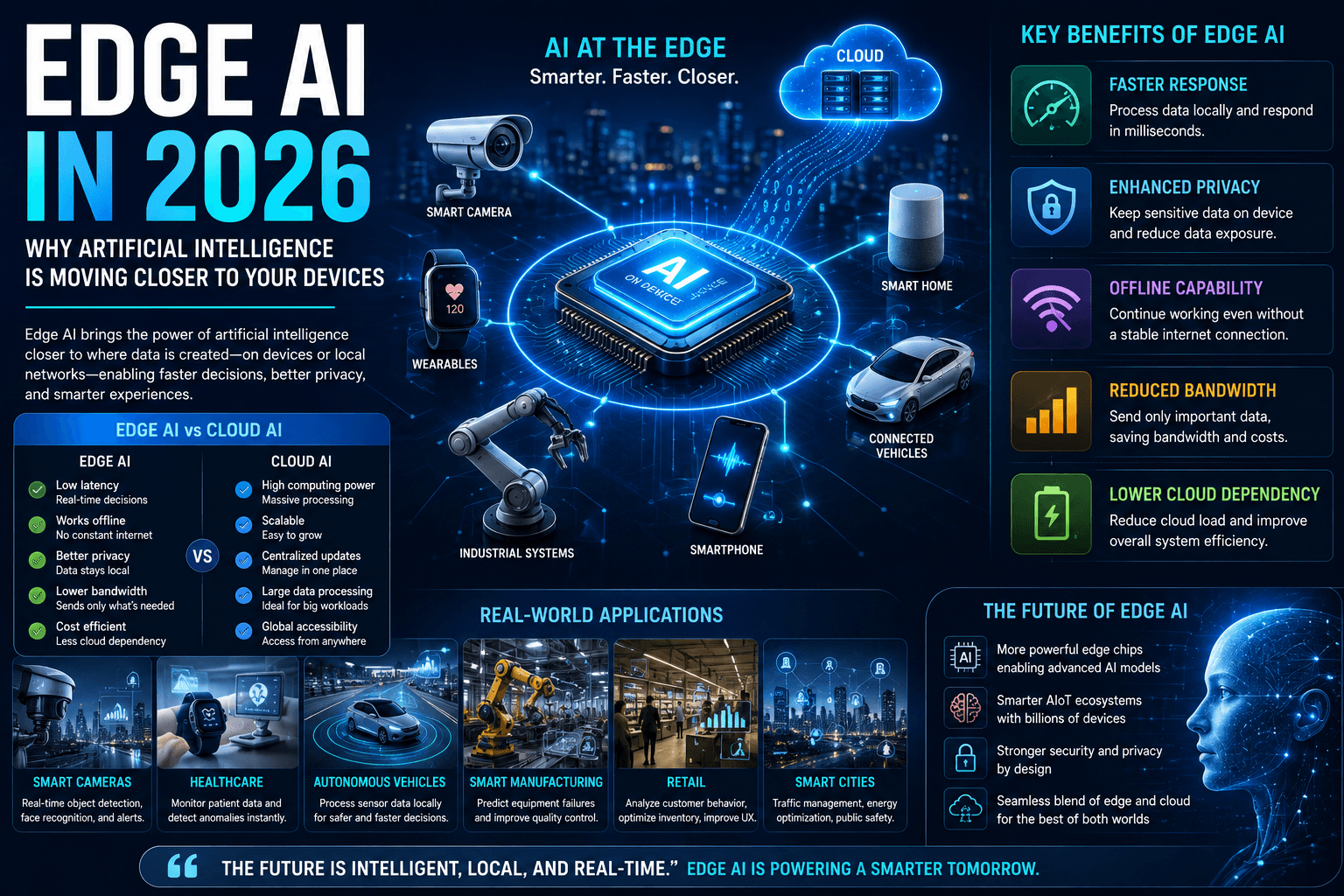 Edge AI in 2026: Why Artificial Intelligence Is Moving Closer to Your Devices