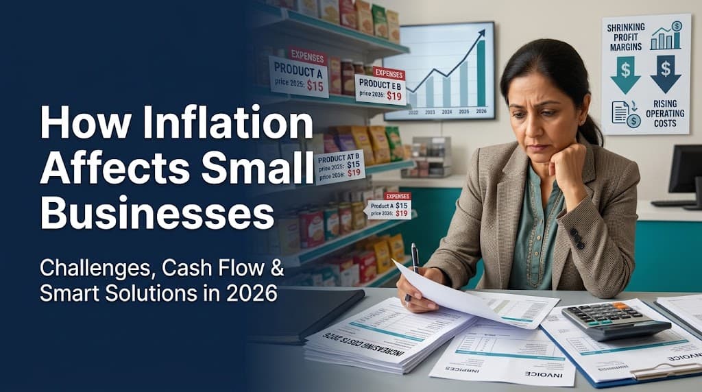 How Inflation Affects Small Businesses in 2026: Challenges, Cash Flow, and Smart Solutions