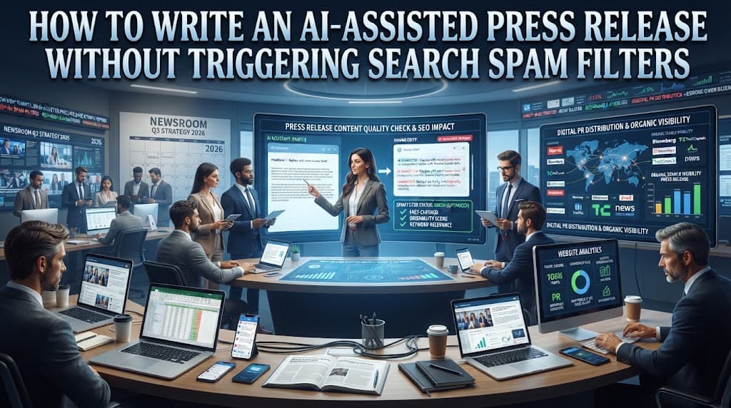 How to Write an AI-Assisted Press Release Without Triggering Search Spam Filters