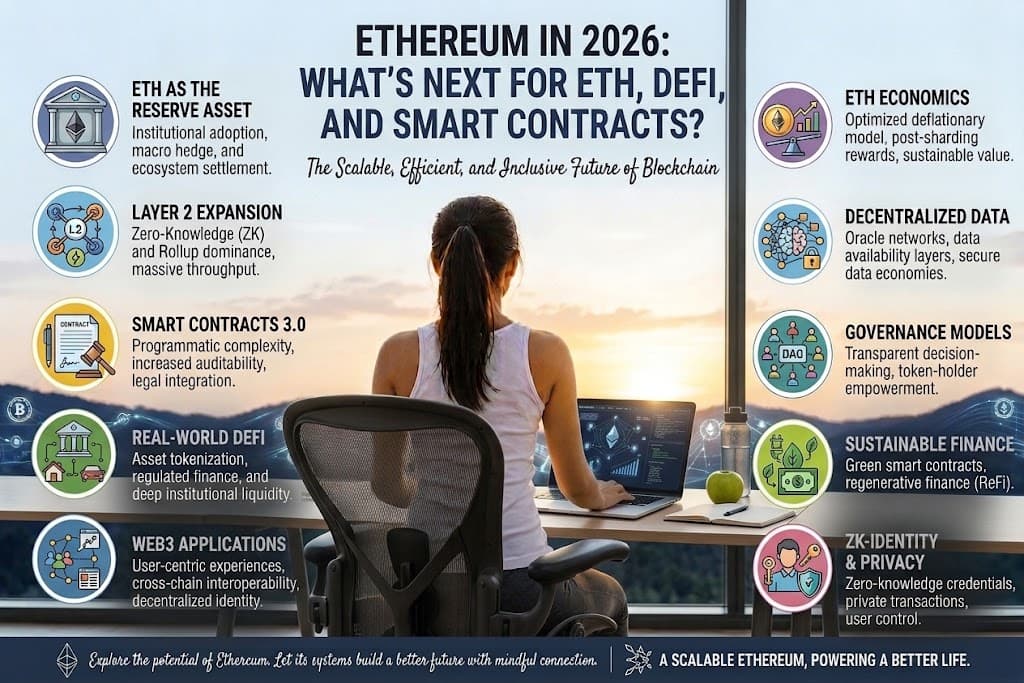 Ethereum in 2026: What’s Next for ETH, DeFi, and Smart Contracts?