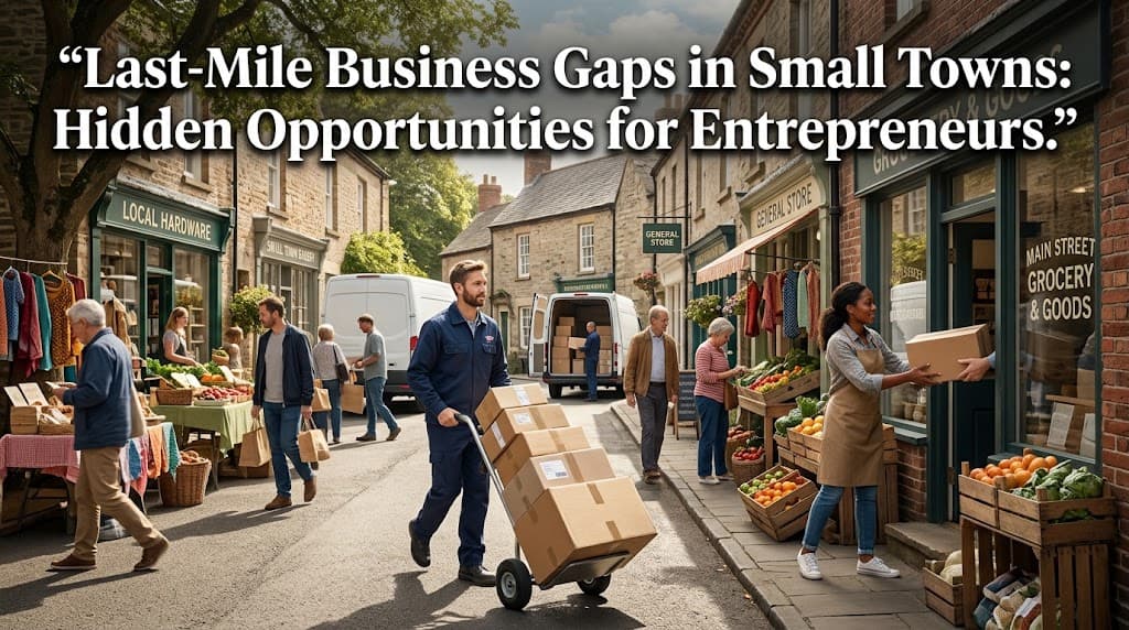 Last-Mile Business Gaps in Small Towns: Hidden Opportunities for Entrepreneurs