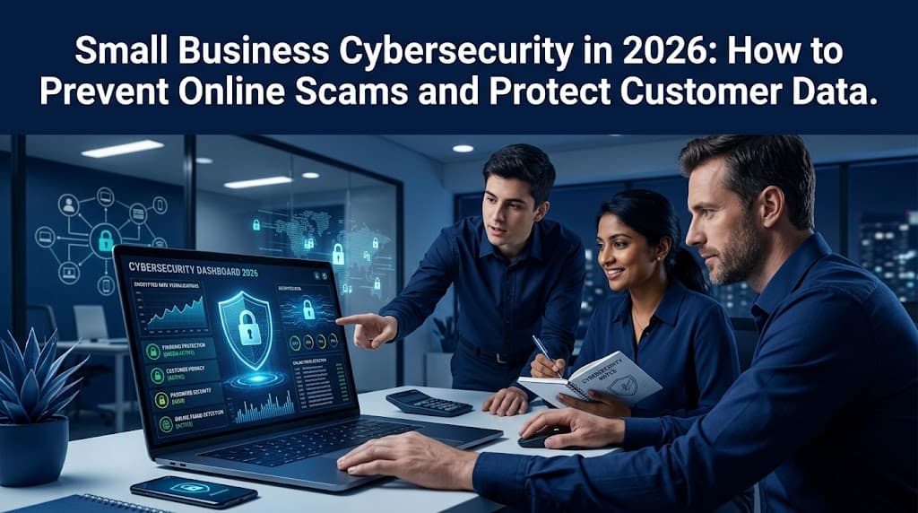 Small Business Cybersecurity in 2026: How to Prevent Online Scams and Protect Customer Data