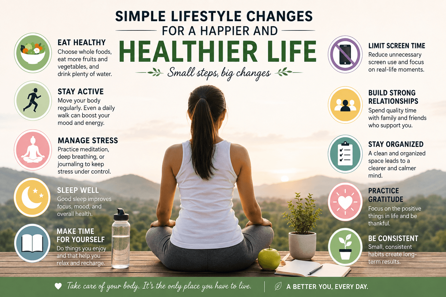 Simple Lifestyle Changes That Can Make Your Life Happier and Healthier