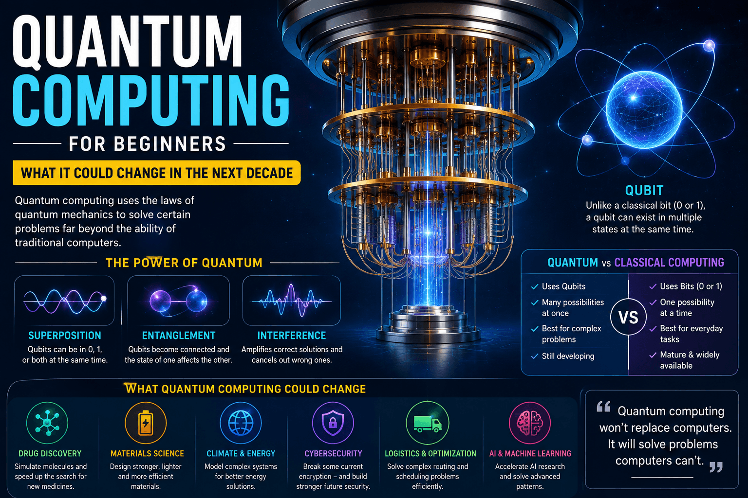 Quantum Computing for Beginners: What It Could Change in the Next Decade