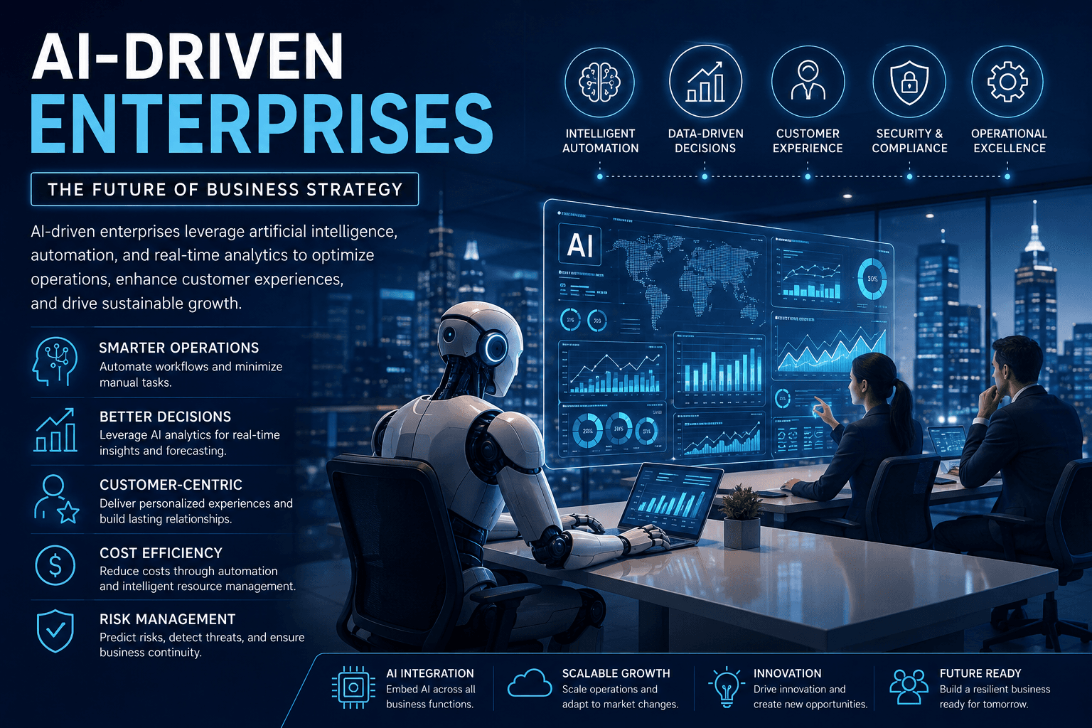 The Rise of Autonomous Businesses: How AI Is Managing Operations Without Human Intervention