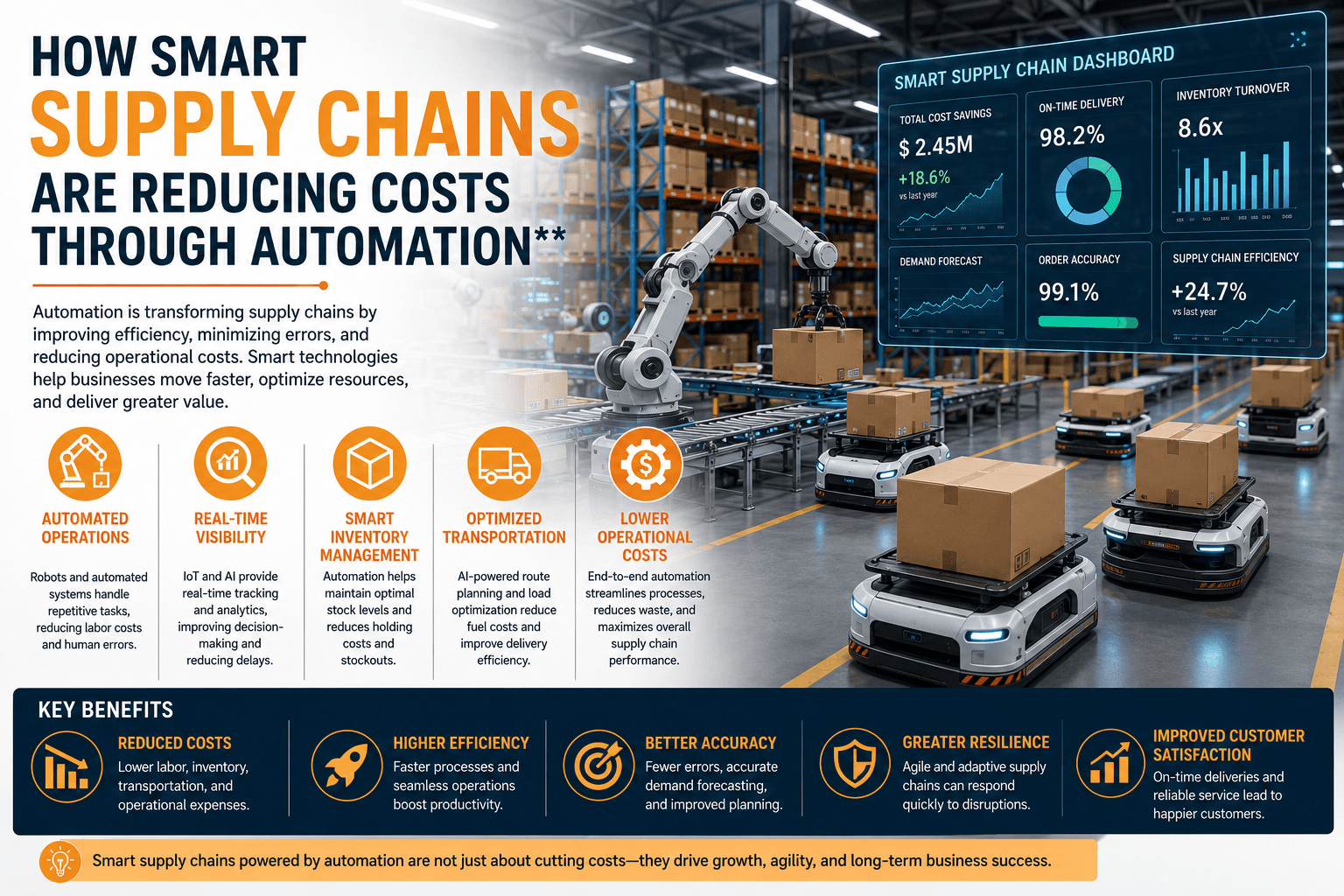 How Smart Supply Chains Are Reducing Costs Through Automation