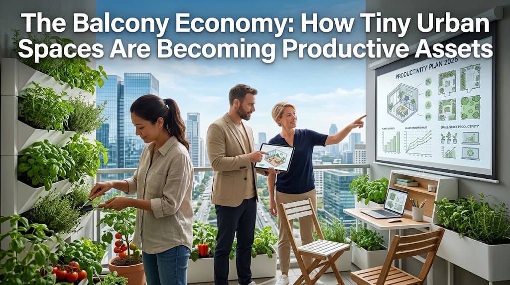 The Balcony Economy: How Tiny Urban Spaces Are Becoming Productive Assets