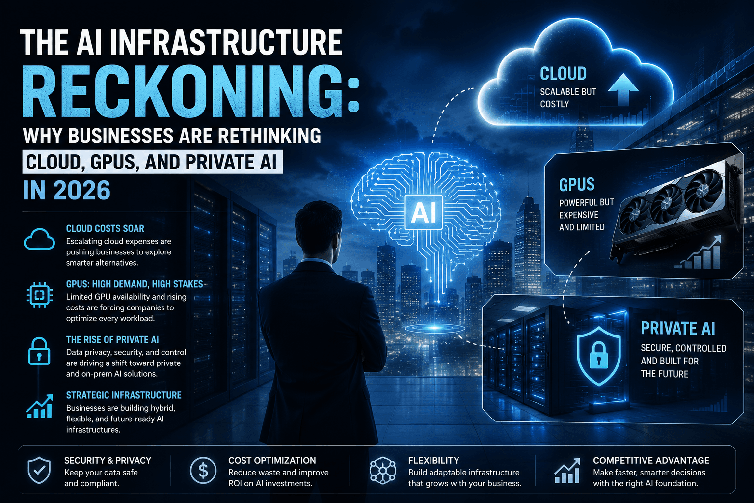 The AI Infrastructure Reckoning: Why Businesses Are Rethinking Cloud, GPUs, and Private AI in 2026