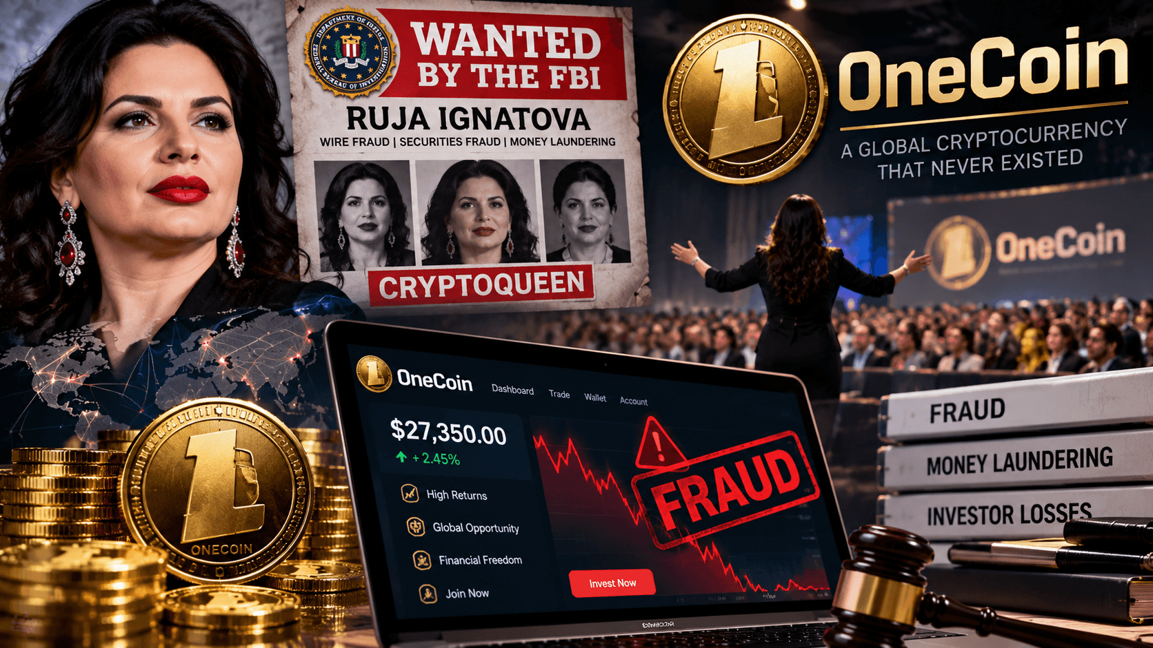 OneCoin Scam Explained: How a Cryptocurrency Scheme Deceived Investors Worldwide