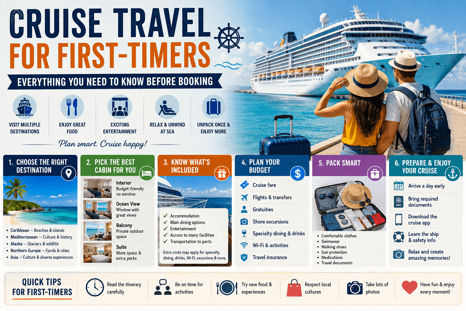 Cruise Travel for First-Timers: Everything You Need to Know Before Booking
