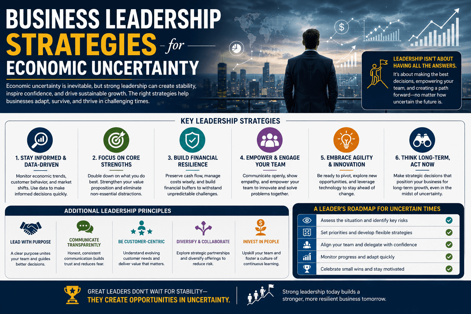 Business Leadership Strategies for Economic Uncertainty