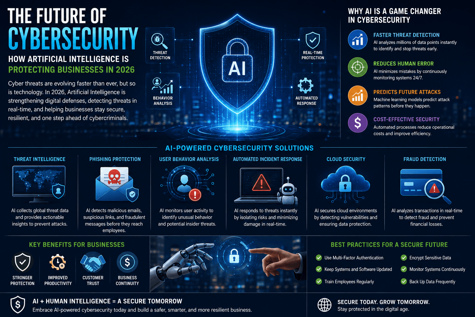 The Future of Cybersecurity: How Artificial Intelligence Is Protecting Businesses in 2026